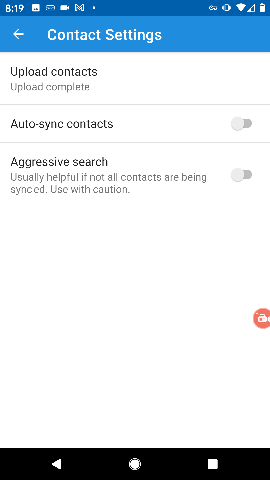 Enable or Disable Contact Sync on Android – Help Center